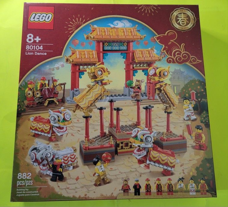 LEGO CHINESE NEW YEAR TRADITIONAL FESTIVAL 80104

LION DANCE

882 PIECES