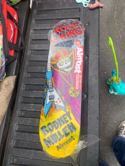 Almost Rodney Mullen Rock Is King Skateboard Deck 7.75” World Industries