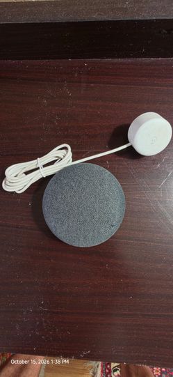 Google Nest Mini Smart Speaker with Power Adapter