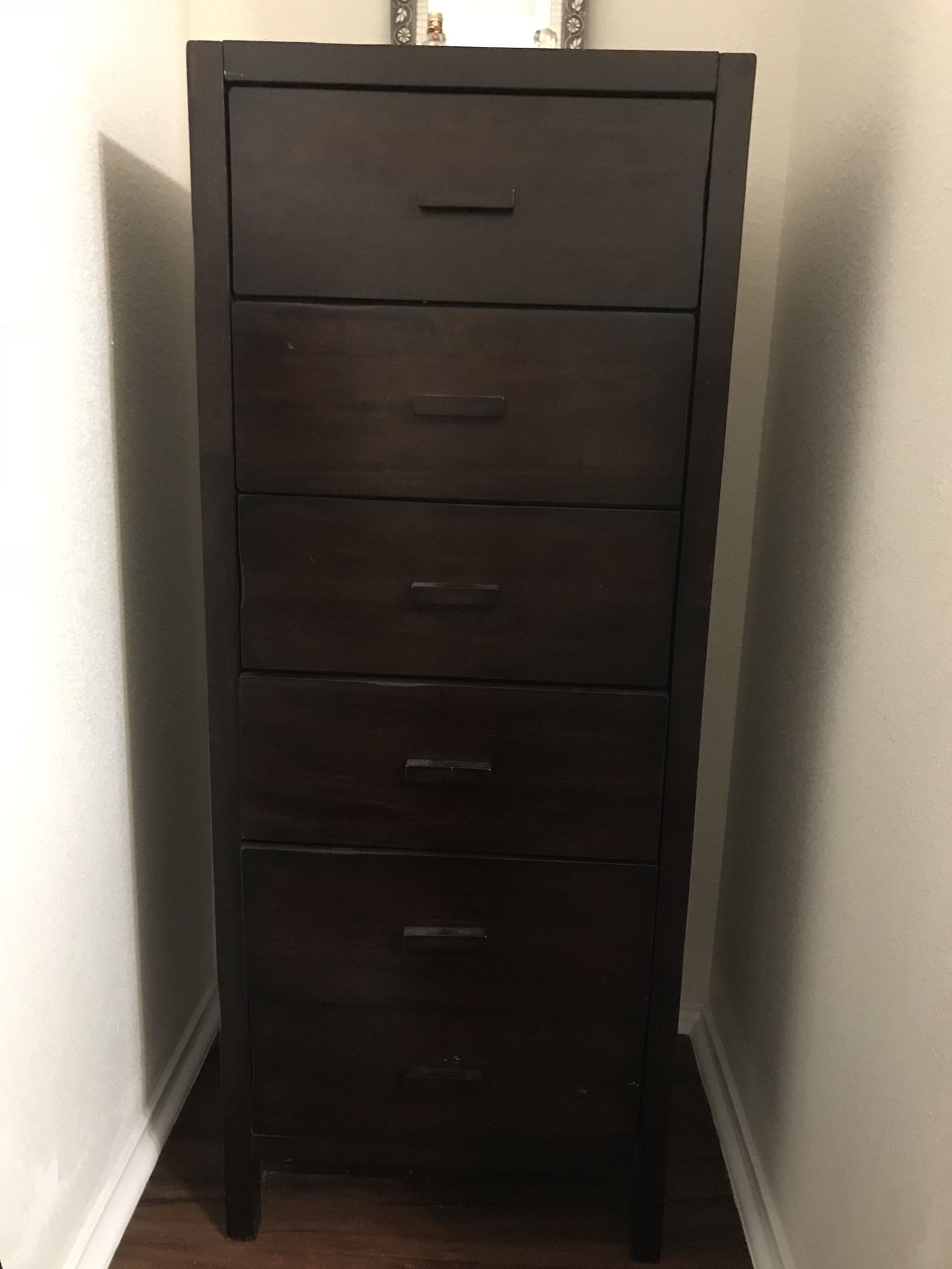 World Market Dark Mahogany Chase 6-Drawer Dresser