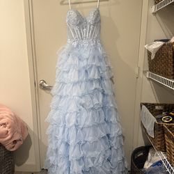 Blue Prom Dress