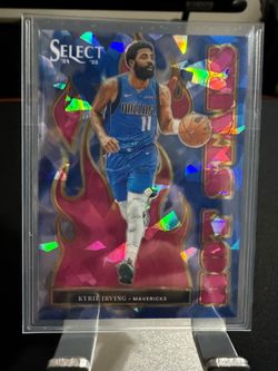 2024-25 Panini Select Kyrie Irving Hot Stars Blue /99 #2 Dallas Mavericks