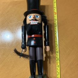 Original Erzgebirge Expertic Nutcracker Chimney Sweeper Black Germany