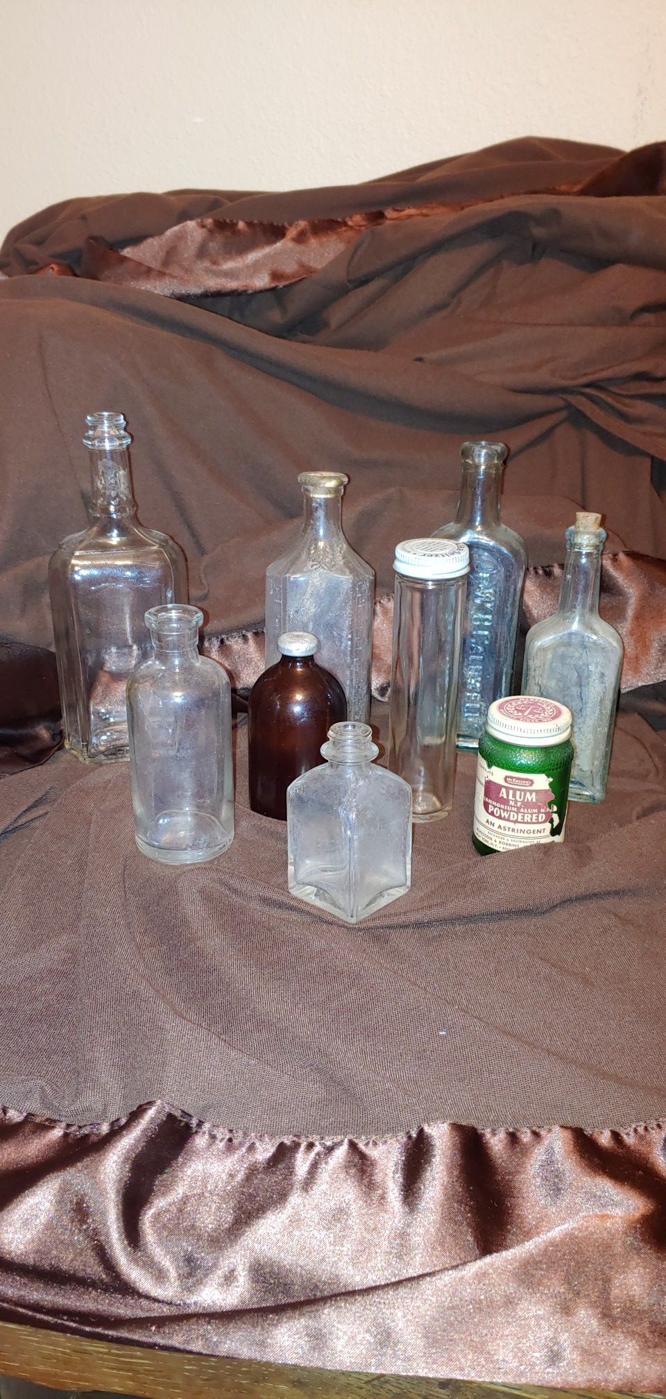 Vintage pharmaceutical bottles