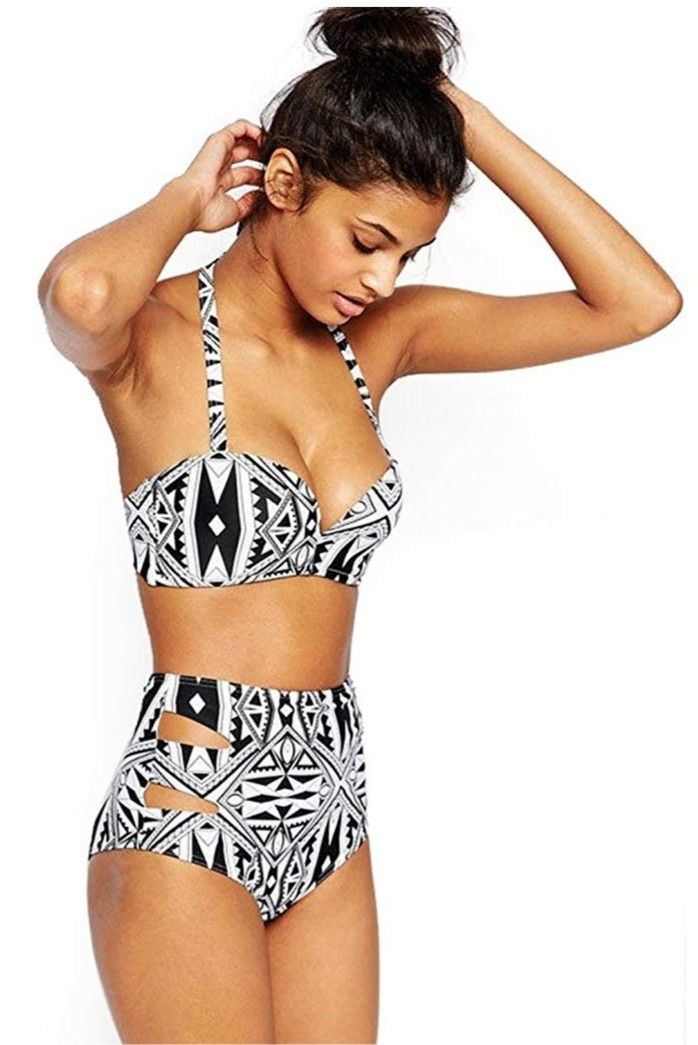 High waisted bikini