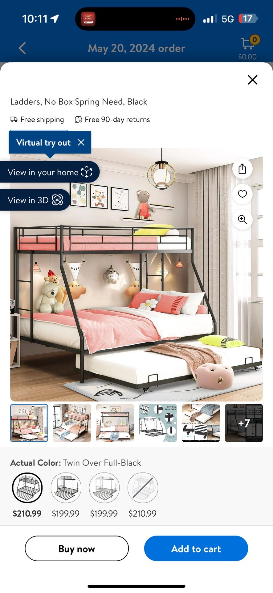 3 In 1 Bunk Bed