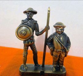 Don Quixote & Sancho Panza Bronze Figurine