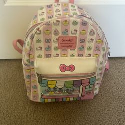 Sanrio Hello Kitty Macron Loungefly Backpack 