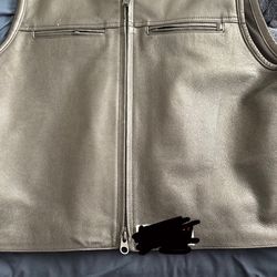 Espinozas Leather Cali Cut Vest 