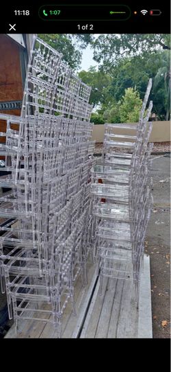Clear Chararvi chairs r,e,n,t