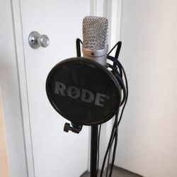 Rode Mic and AKG headphones 