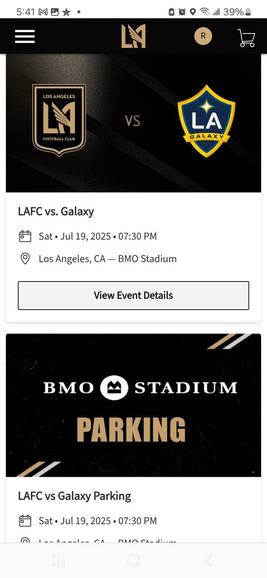 LAFC Vs Galaxy