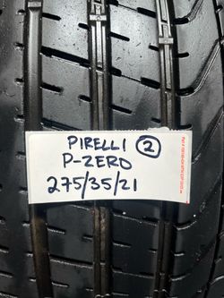 Pair of Pirelli 275/35/21 P-ZERO TIRES