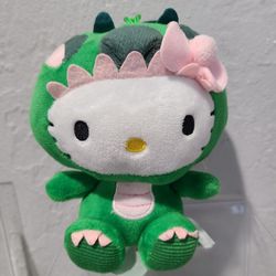 Sanrio Hello Kitty plush green dragon
