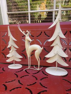 Vintage Metal Christmas Decor