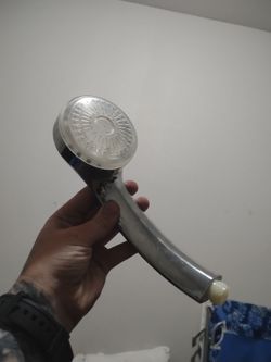 Chrome Handheld light up Shower Head