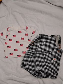 Newborn 4th of July outfit
