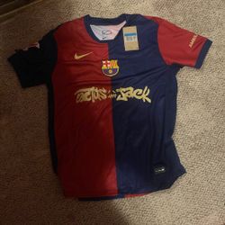 Barcelona 2024-2025 Travis Scott Special Jersey Size M