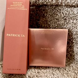 Patrick Ta Bronzing Body Oil, Glow Balm 
