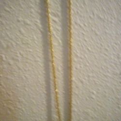 14k Gold Rope Chain Neckace