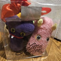 NOB  LADY GAGA's WORKSHOP +BARNEYS  NY 4  LITTLE MONSTERS PLUSH TOYS 