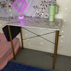 Modern Faux Marble Desk ✨ Moving Sale!