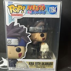 Funko pop naruto shippuden Kiba with akamaru