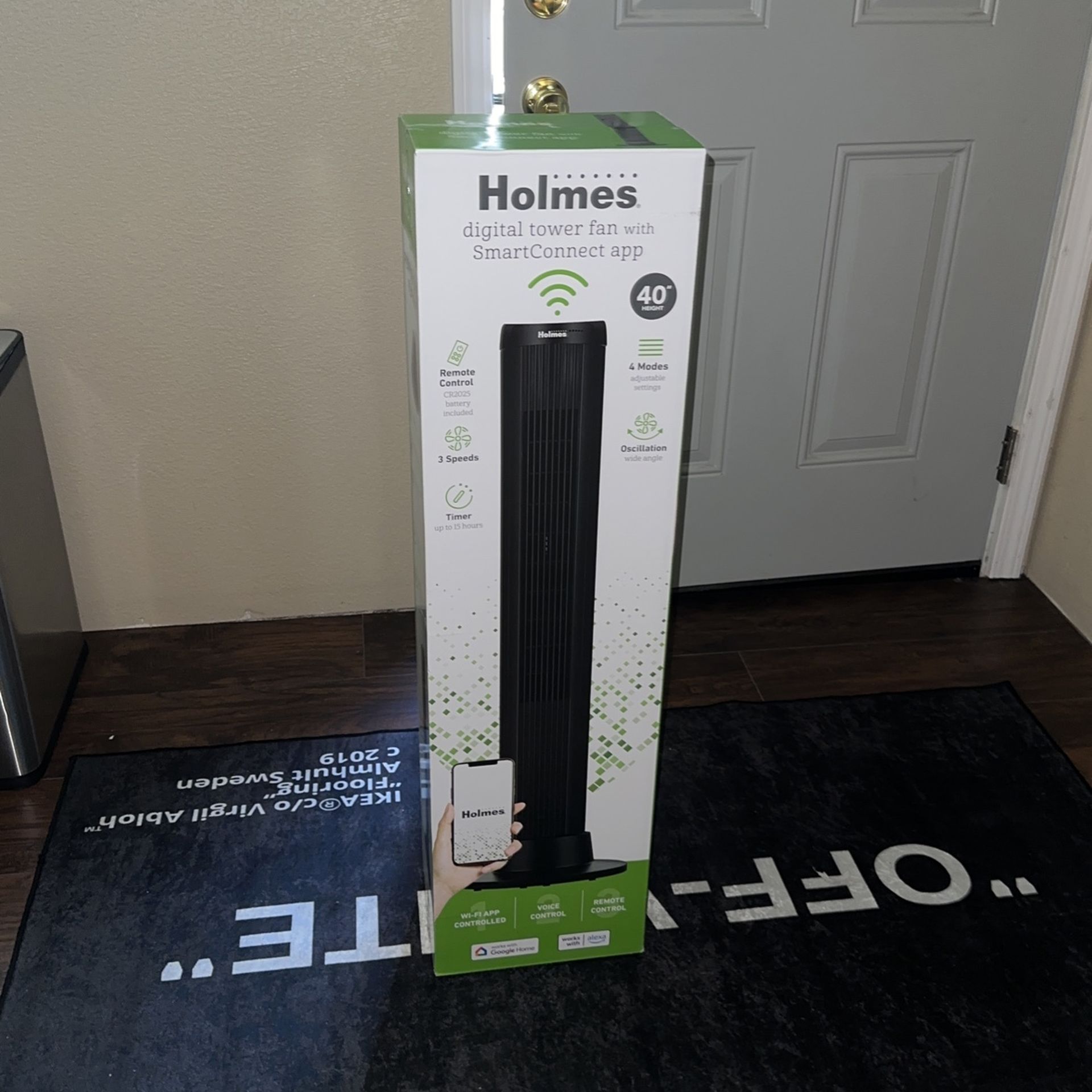 HOLMES - Digital Tower Fan//SmartConnect 