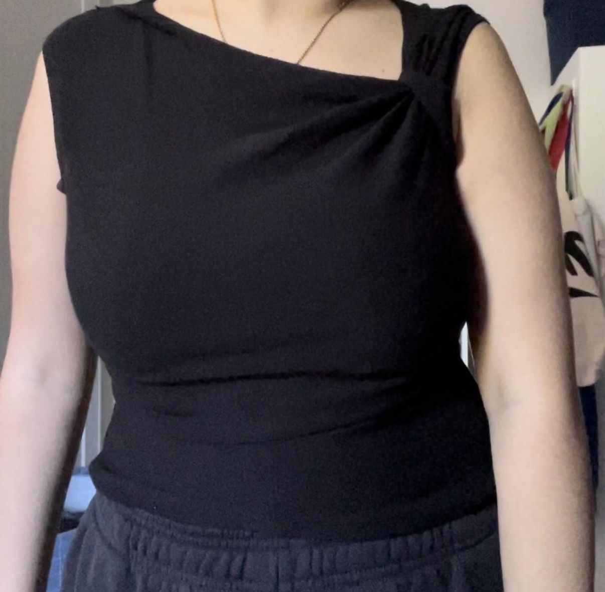 Black Office Wear Top Formal