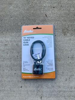 Keyed gun lock