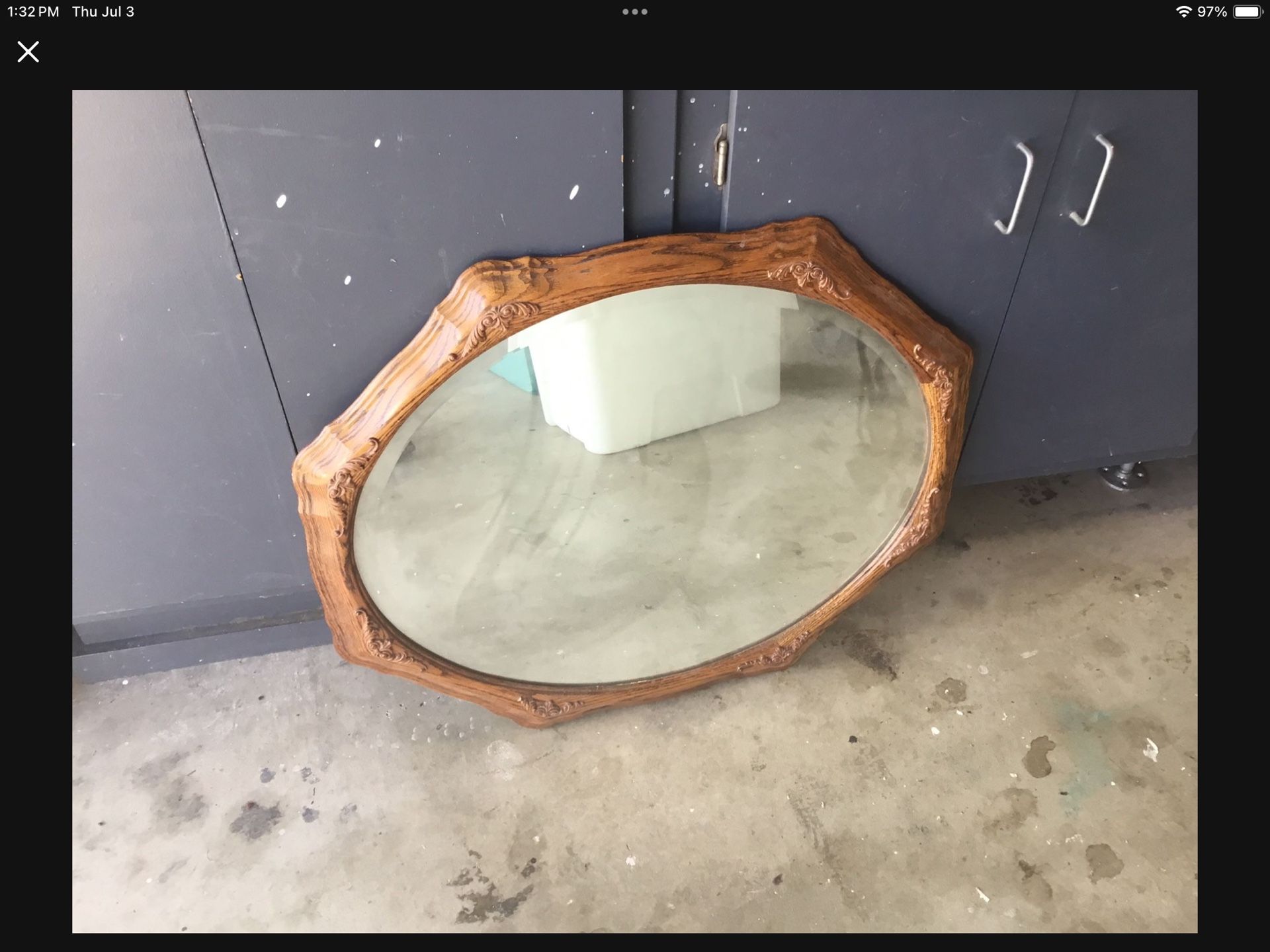 Oak Mirror 