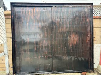 Custom Heavy Duty Steel Sliding Gate / Security Gate 8ft x 8ft
