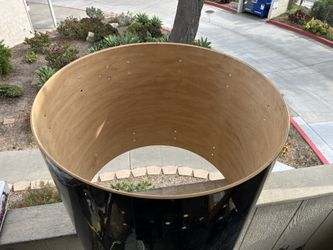 Bass Drum Shell: Keller 20x24” Ocdp.  Cymbal