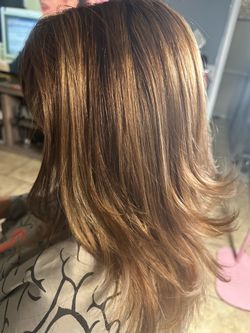 Color y rayos cortes de cabello