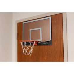 Silverback 23"x16" Over the Door Mini Basketball Hoop Set:Shatterproof Backboard. Brand New. Includes ball 