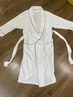 Amazon Essentials Men’s Waffle Robe White