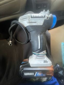 20v Hart Cordless Inflator with 20 inch hose