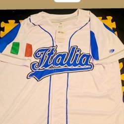 Mike Piazza Italy Jersey New
