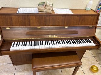 Hazelton Upright Piano with Bench