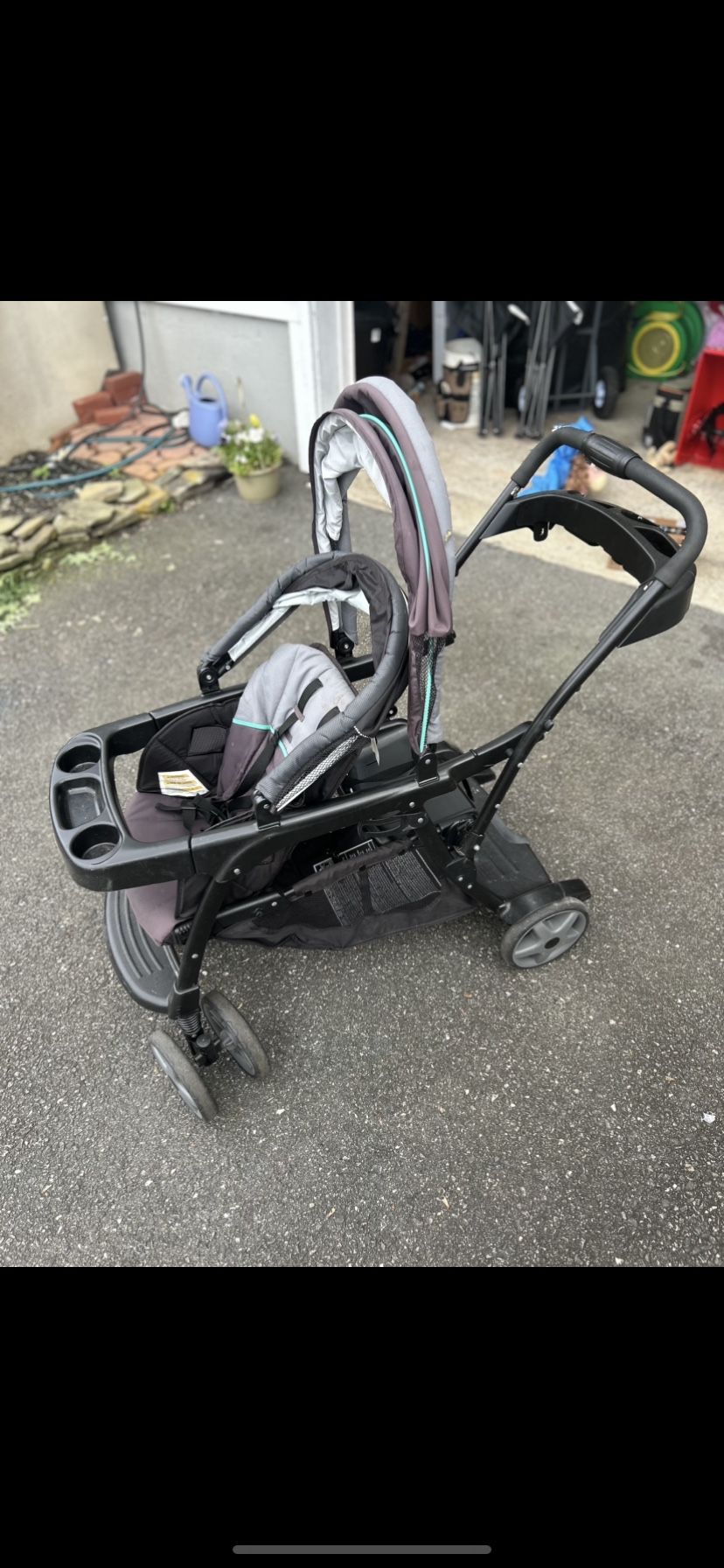 Double Stroller Sit /stand