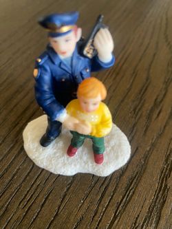 Department 56 Snow Village O’Well Traffic Cop Figurine – No Box