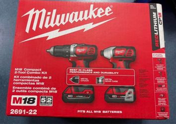 Milwaukee M18 Compact 2-Tool Combo Kit