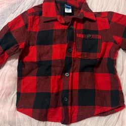 Plaid Shirt For Baby/Toddler 