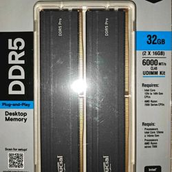 crucial 32gb ddr5-6000 kit pc5-4800
