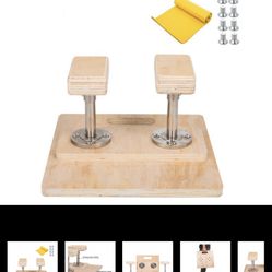 Fiexed Handstand Canes 8in Yoga Inversion Training Gymnastics Blocks