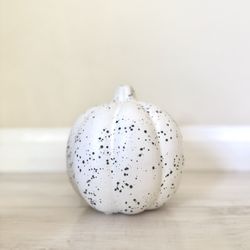 Speckled Ceramic Pumpkin Decor