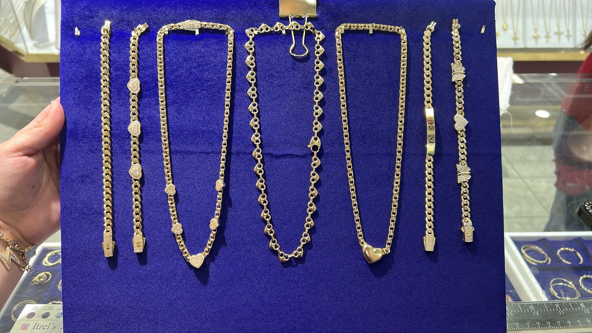 14K GOLD FANCY CHAINS/ BRACELETS