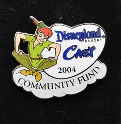 Disney DLR Cast Community Fund 2004 Peter Pan Pin (C9)