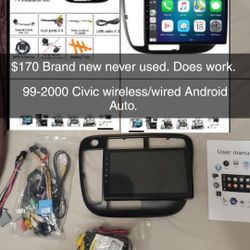 99‐2000 Honda Civic Wired/Wireless Android Auto/Carplay