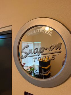 Snap on mirror